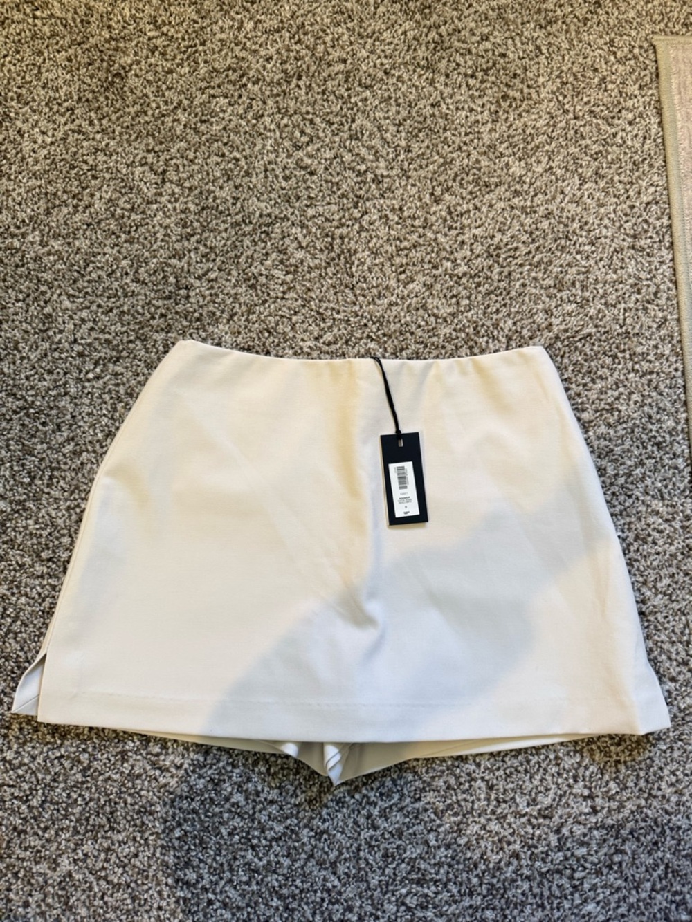 Aritzia Cream Mini Skort